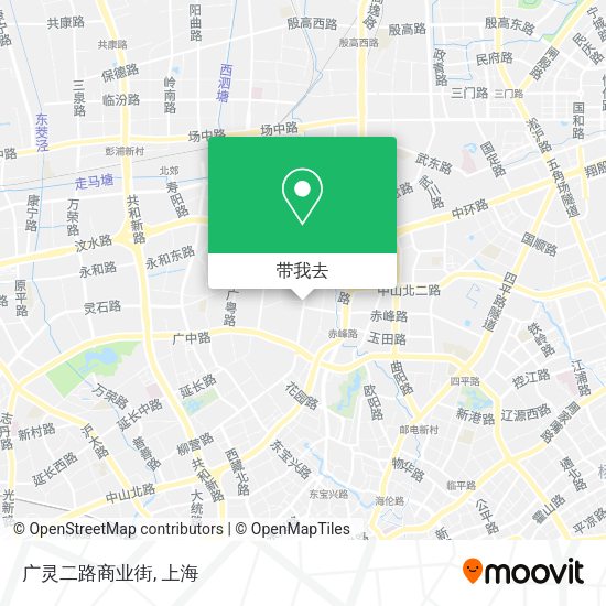 广灵二路商业街地图