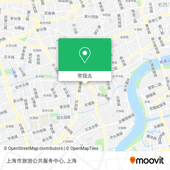 上海市旅游公共服务中心地图
