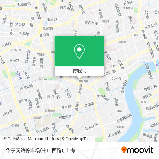 华亭宾馆停车场(中山西路)地图