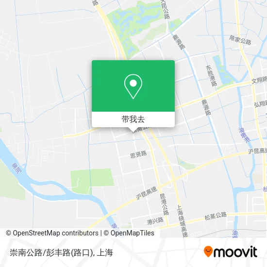 崇南公路/彭丰路(路口)地图