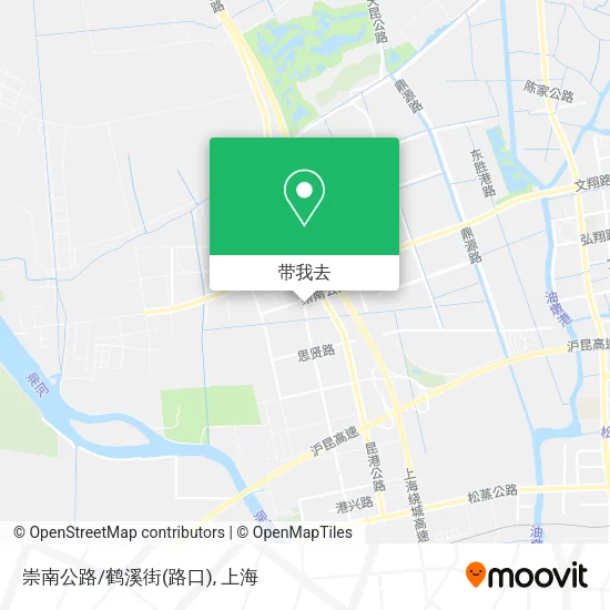 崇南公路/鹤溪街(路口)地图
