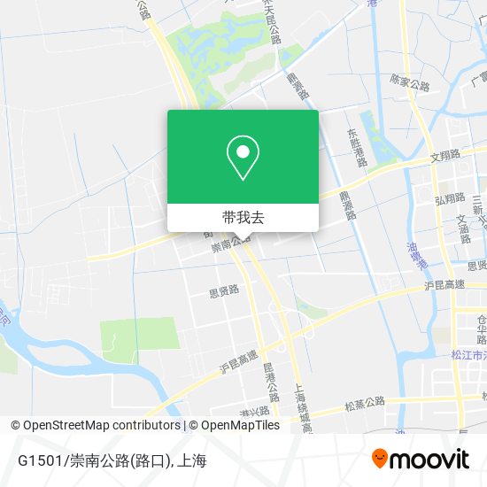 G1501/崇南公路(路口)地图