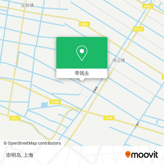 崇明岛地图