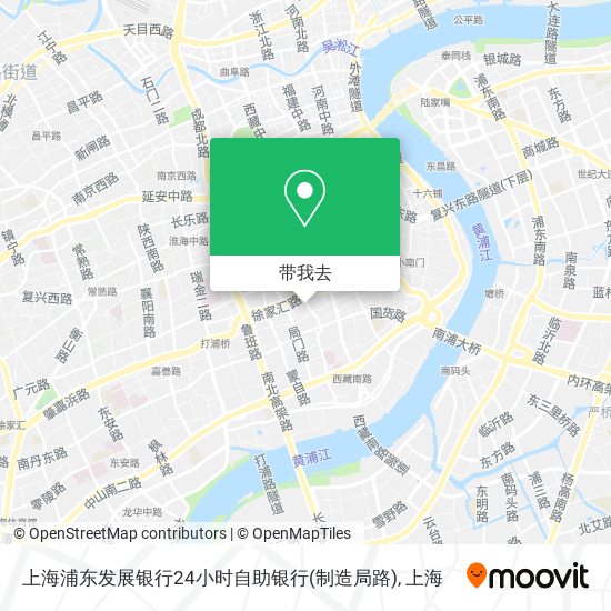 上海浦东发展银行24小时自助银行(制造局路)地图
