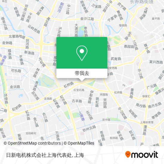日新电机株式会社上海代表处地图