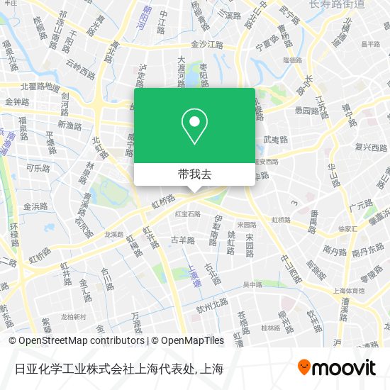 日亚化学工业株式会社上海代表处地图