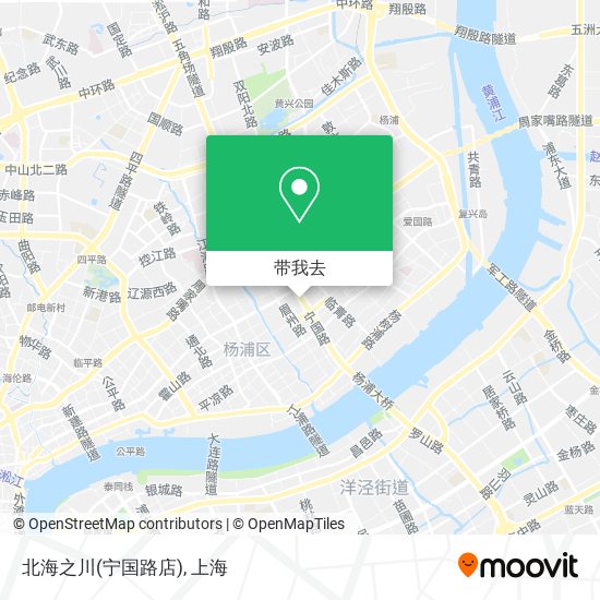 北海之川(宁国路店)地图