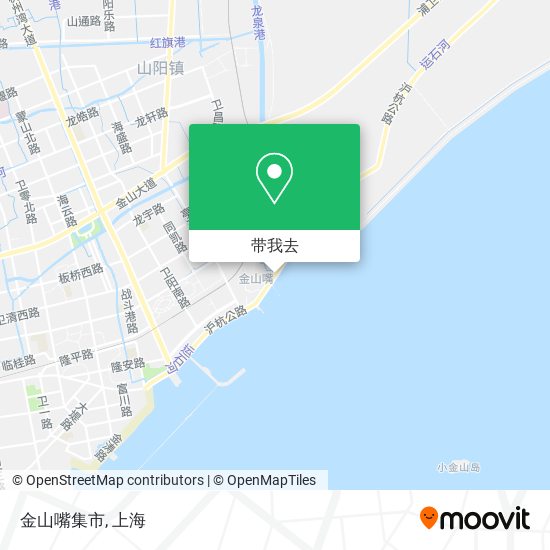 金山嘴集市地图