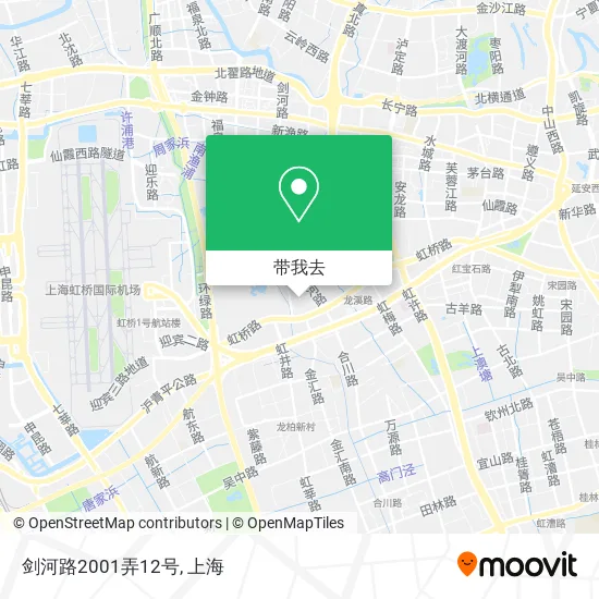 剑河路2001弄12号地图