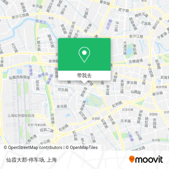 仙霞大郡-停车场地图
