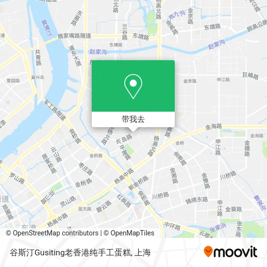 谷斯汀Gusiting老香港纯手工蛋糕地图