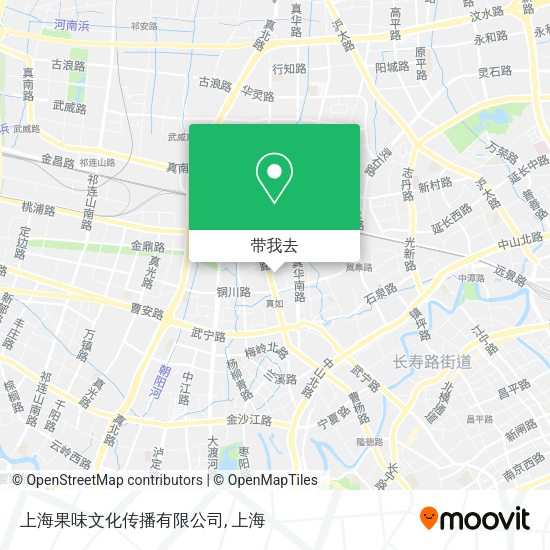 上海果味文化传播有限公司地图