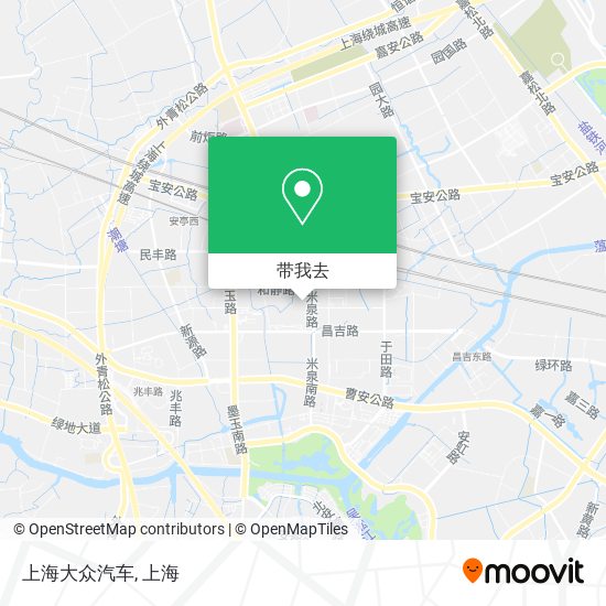 上海大众汽车地图