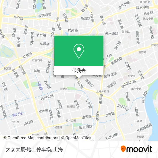 大众大厦-地上停车场地图