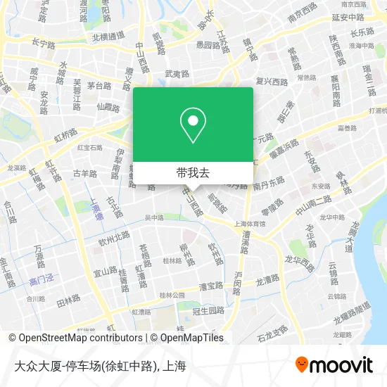 大众大厦-停车场(徐虹中路)地图