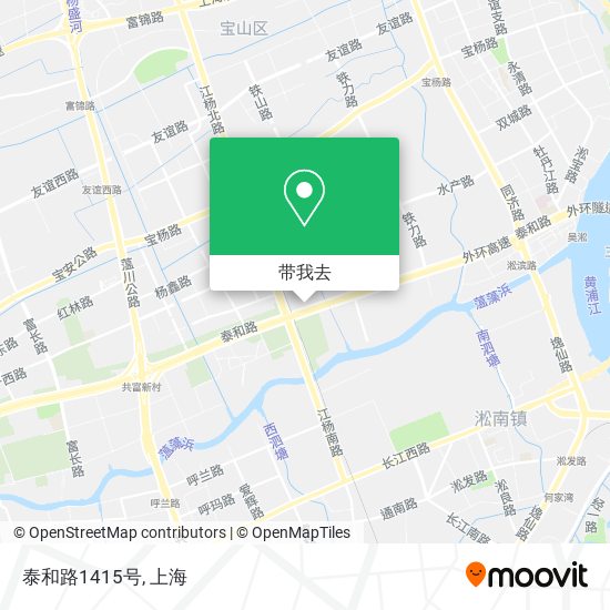 泰和路1415号地图