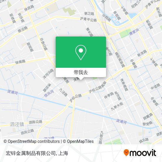 宏锌金属制品有限公司地图
