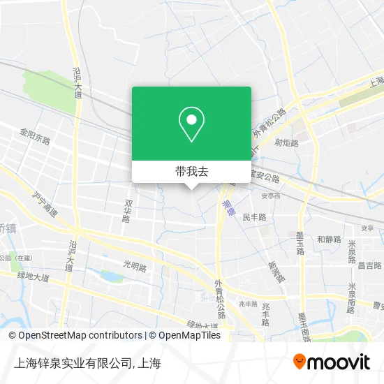 上海锌泉实业有限公司地图