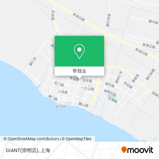 GIANT(崇明店)地图