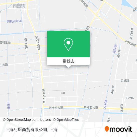 上海巧厨商贸有限公司地图