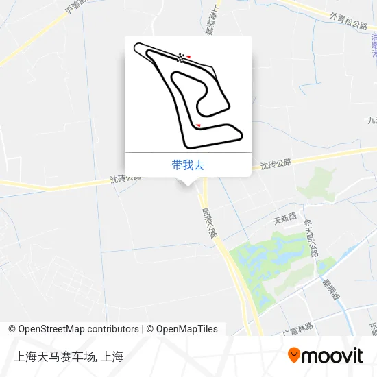 上海天马赛车场地图