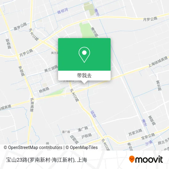 宝山23路(罗南新村-海江新村)地图