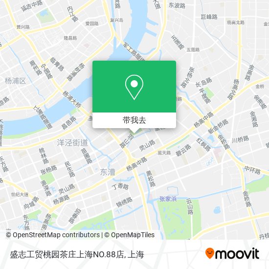 盛志工贸桃园茶庄上海NO.88店地图