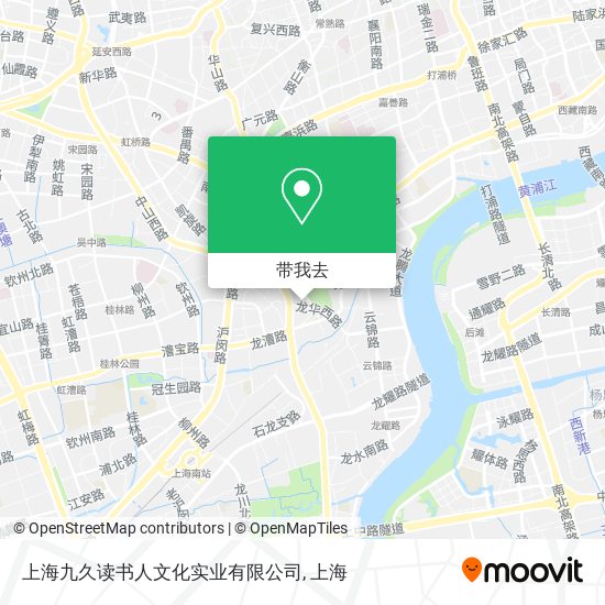 上海九久读书人文化实业有限公司地图