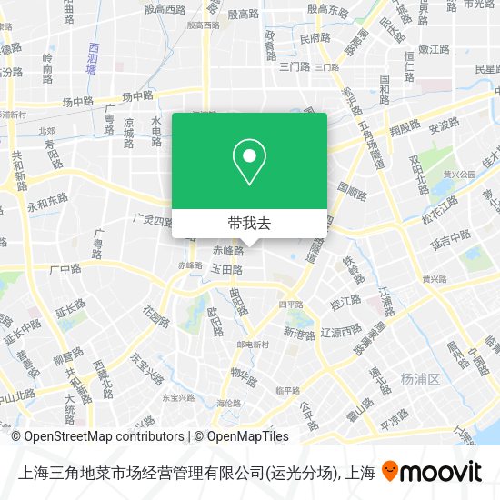上海三角地菜市场经营管理有限公司(运光分场)地图