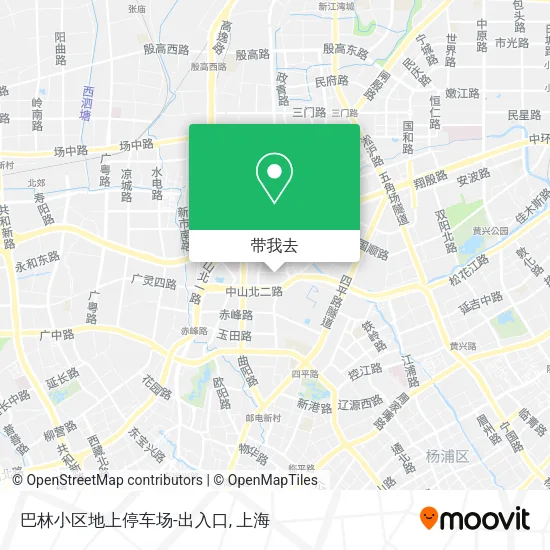 巴林小区地上停车场-出入口地图