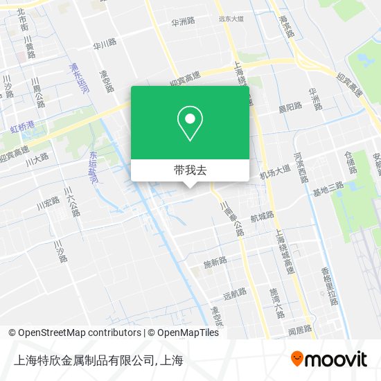 上海特欣金属制品有限公司地图
