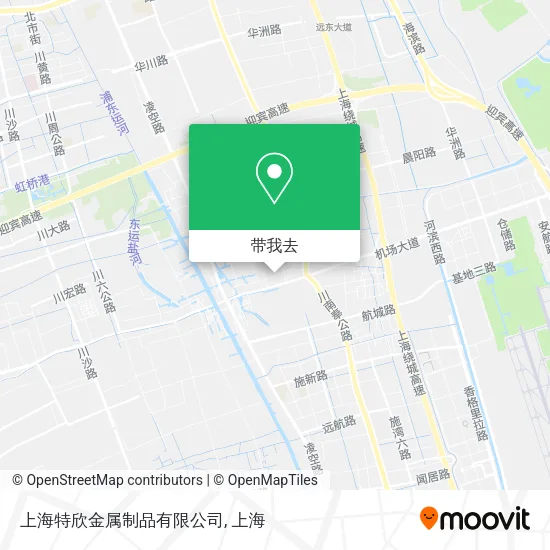 上海特欣金属制品有限公司地图