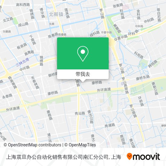 上海震旦办公自动化销售有限公司南汇分公司地图