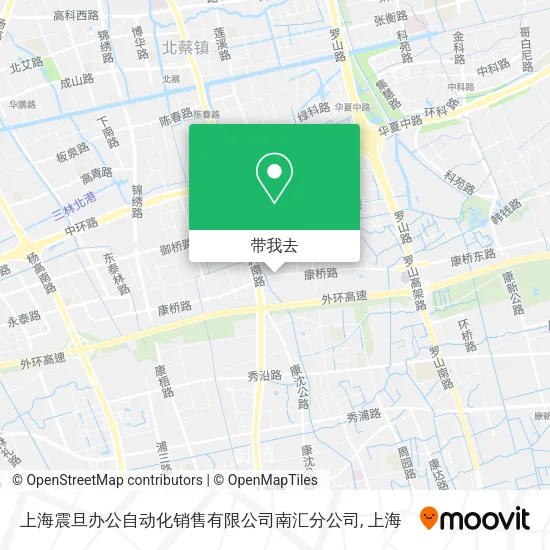 上海震旦办公自动化销售有限公司南汇分公司地图