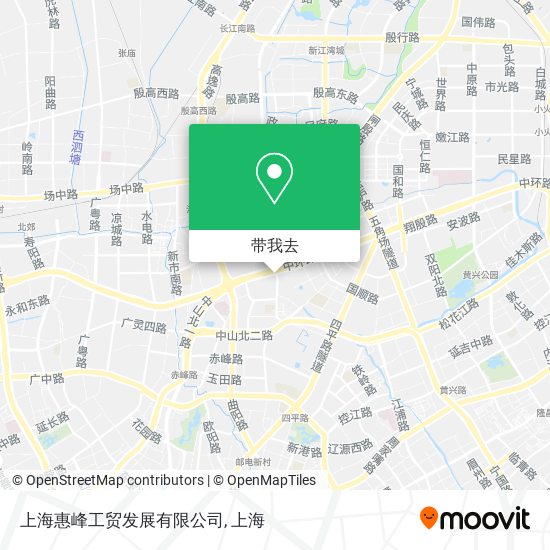 上海惠峰工贸发展有限公司地图