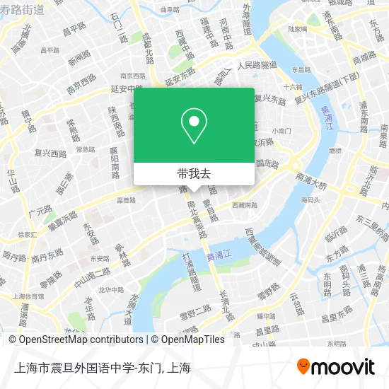 上海市震旦外国语中学-东门地图