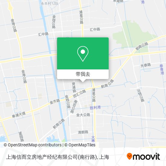 上海信而立房地产经纪有限公司(南行路)地图