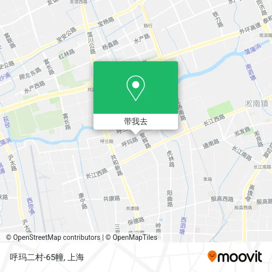 呼玛二村-65幢地图