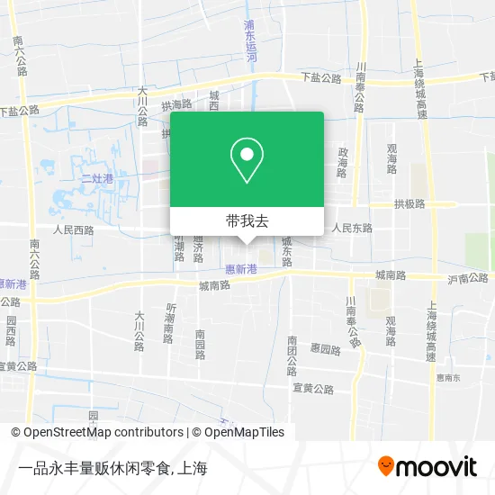 一品永丰量贩休闲零食地图