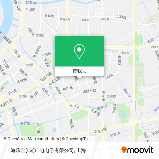 上海乐全(LG)广电电子有限公司地图