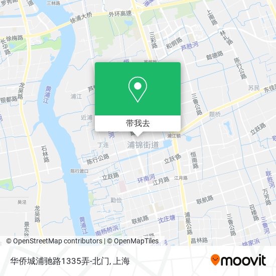华侨城浦驰路1335弄-北门地图
