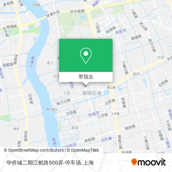 华侨城二期江栀路500弄-停车场地图