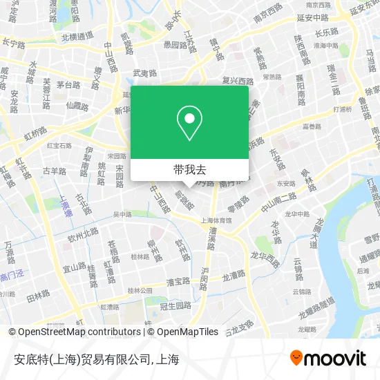 安底特(上海)贸易有限公司地图