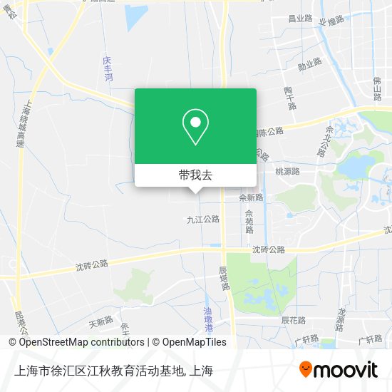 上海市徐汇区江秋教育活动基地地图
