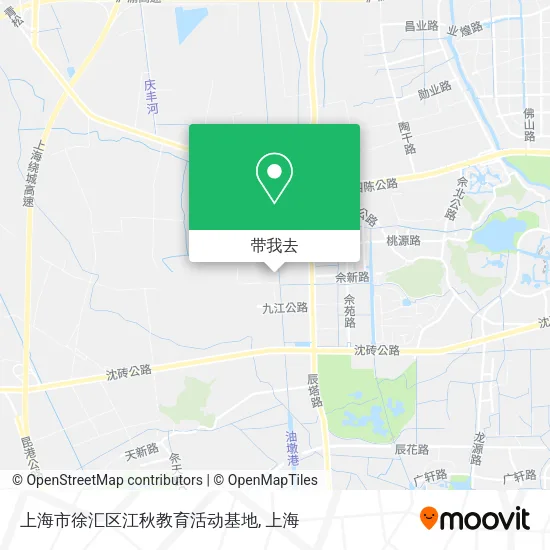 上海市徐汇区江秋教育活动基地地图