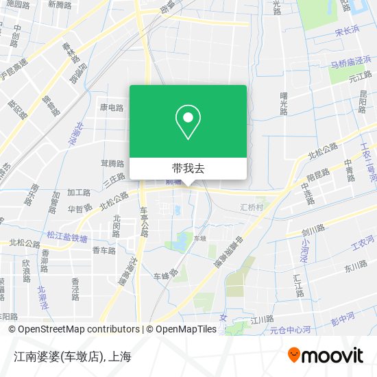 江南婆婆(车墩店)地图