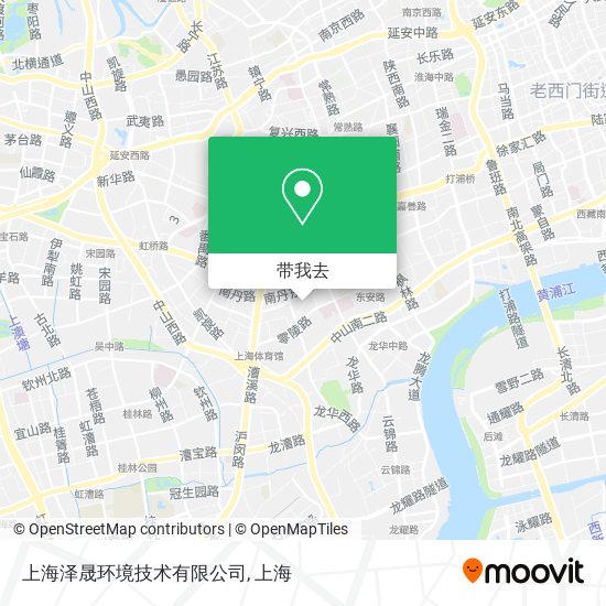 上海泽晟环境技术有限公司地图