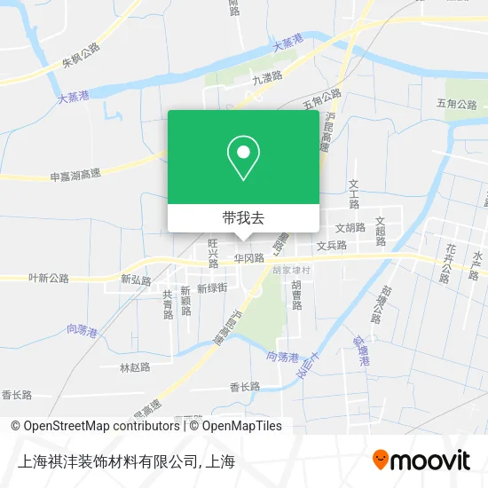 上海祺沣装饰材料有限公司地图