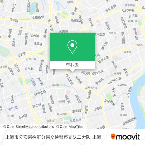 上海市公安局徐汇分局交通警察支队二大队地图