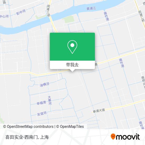 喜田实业-西南门地图